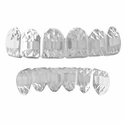 Diamond Cut .925 Sterling Silver Custom Grillz