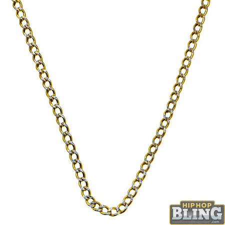 10K Yellow Gold Diamond Cut 2.0MM French Rope Chain