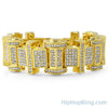 Gold Ice Bar Bling Bling Bracelet