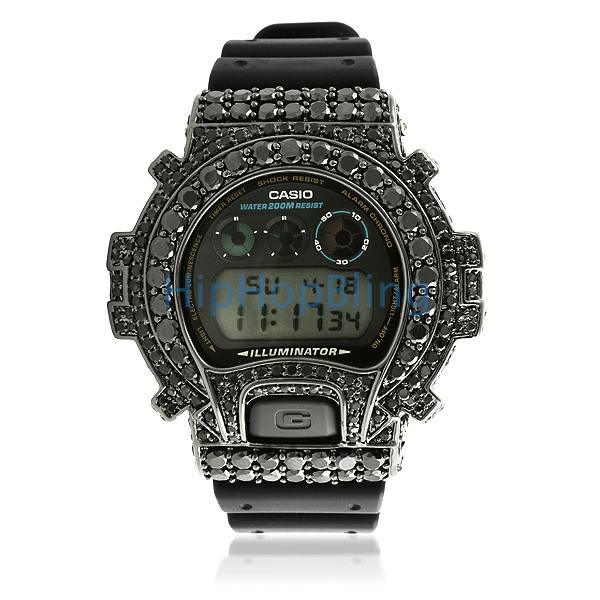 Big Boy Custom Black G Shock Watch DW6900