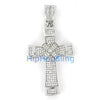 Classy X Cross CZ Micro Pave Bling Bling Pendant