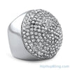 Bling Bling Domed Stainless Steel Ring