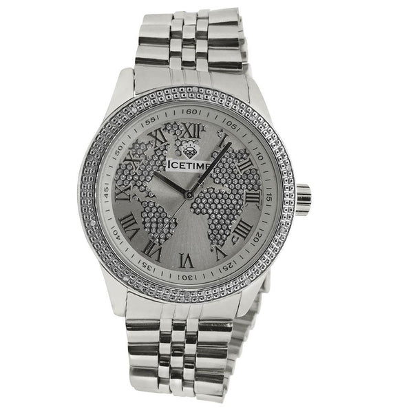 IceTime Continental .10ct Diamond Hip Hop Watch