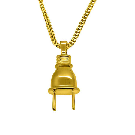 House Key Gold Pendant #1