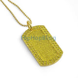 Lemonade Bling Bling Dog Tag & Chain