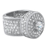 Bling Bling Cluster Micro Pave CZ Ring