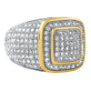 Classy Gold CZ Bling Bling Ring