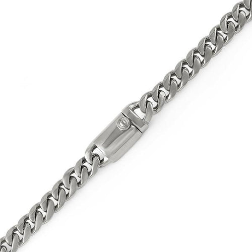 Miami Cuban 9MM Stainless Steel Bracelet Box Clasp