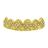 Diamond Bling Bling Gold Grillz Top Teeth