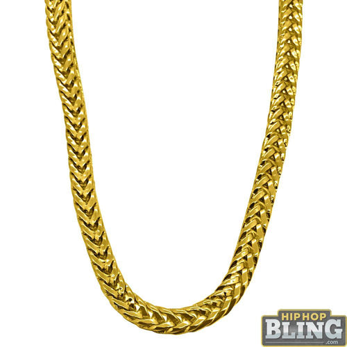Foxtail Franco 5MM Gold Hip Hop Chain
