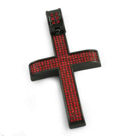 Classy X Cross CZ Micro Pave Bling Bling Pendant