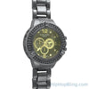 Double Ice Black Hip Hop Watch