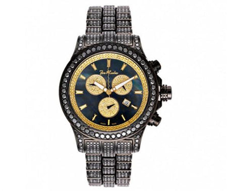 Divers Thick Black Bling Watch