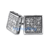 Box 32 Stones CZ Micro Pave Bling Earrings .925 Silver