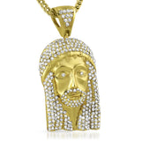 Total Bling Gold Jesus Piece Pendant