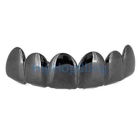 Black Bling Bling Grillz Top Teeth