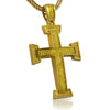 Lemonade Micro Pave Cross Hip Hop Pendant