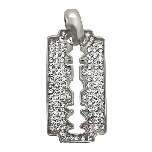 Razor Blade Stainless Steel Pendant