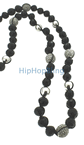 4mm Foxtail Franco Rhodium Hip Hop Chain