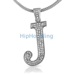 Fleur De Lis Totally Iced Out Pendant