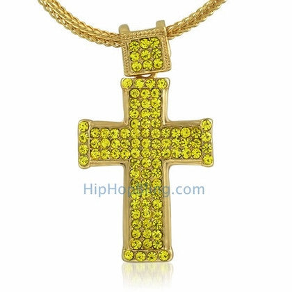 Lemonade Classic Bling Bling Cross & Chain Small