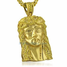 Lemonade Gold Jesus Piece Pendant