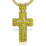 Lemonade Bling Cross & Chain Small