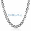 Pave Circle Link Bling Bling Chain