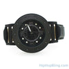 Playa Style Black Super Techno Watch Real Diamonds