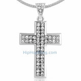 Skinny Cross Bling Bling Chain Small