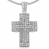 Thick Bling Bling Cross & Chain Small