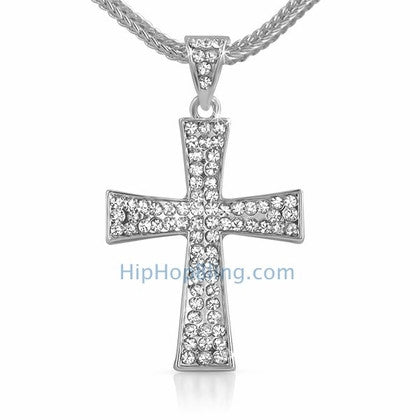Wing Bling Cross & Chain Small