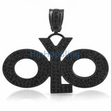 YOLO You Only Live Once Black Bling Pendant